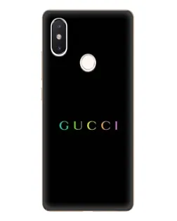 Чохол для Xiaomi Mi 8 SE з картинкою «Gucci — неоновий мінімалізм»