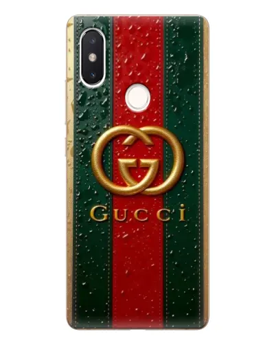 Чехол для Xiaomi Mi 8 SE с картинкой «Gucci — фирменная полоса и золото» Чехол для Xiaomi Mi 8 SE с картинкой «Gucci — фирменная полоса и золото»
