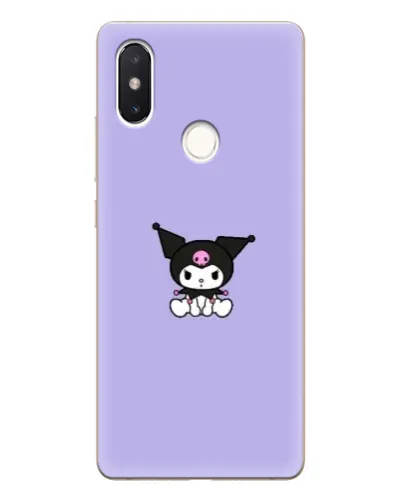 Чехол для Xiaomi Mi 8 SE с картинкой «Kuromi — фиолетовый минимализм»