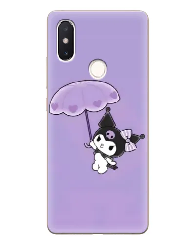 Чехол для Xiaomi Mi 8 SE с картинкой «Kuromi с зонтиком»