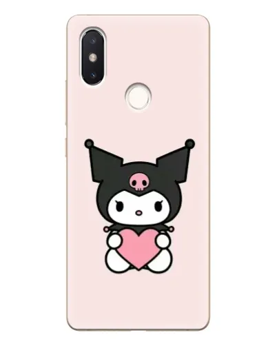 Чехол для Xiaomi Mi 8 SE с картинкой «Kuromi и сердце»