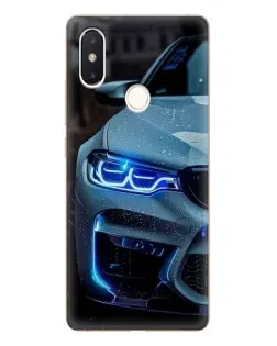 Чохол для Xiaomi Mi 8 SE з картинкою «Погляд BMW з синіми фарами» Чохол для Xiaomi Mi 8 SE з картинкою «Погляд BMW з синіми фарами»