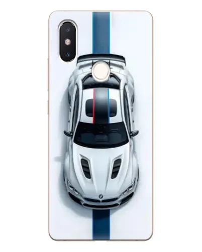 Чехол для Xiaomi Mi 8 SE с картинкой «Вид сверху — BMW M»