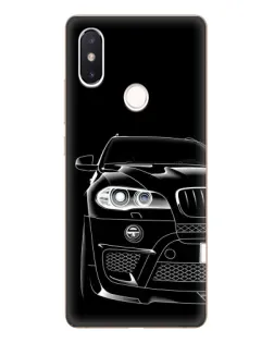Чохол для Xiaomi Mi 8 SE з картинкою «Темний силует BMW»