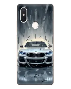 Чохол для Xiaomi Mi 8 SE з картинкою «BMW у світлі фар»