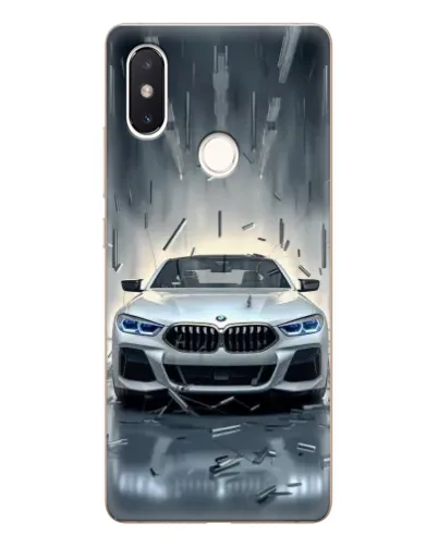 Чехол для Xiaomi Mi 8 SE с картинкой «BMW в свете фар»