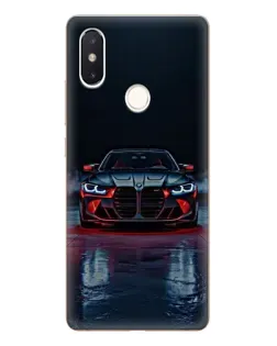 Чохол для Xiaomi Mi 8 SE з картинкою «BMW на мокрій дорозі»