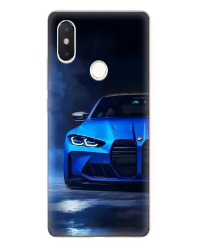 Чехол для Xiaomi Mi 8 SE с картинкой «Голубая BMW M4»