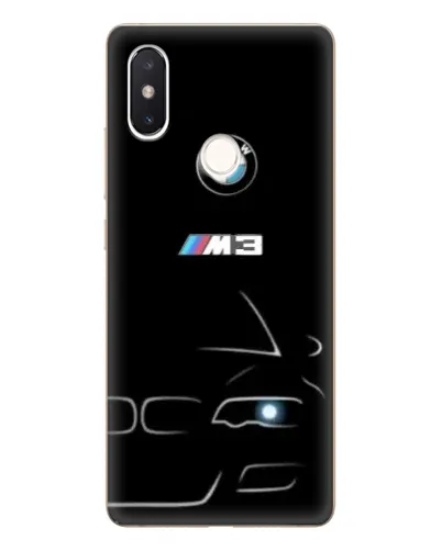 Чехол для Xiaomi Mi 8 SE с картинкой «Минималистичный принт BMW M3»