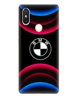 Чохол для Xiaomi Mi 8 SE з картинкою «Логотип BMW та неонові дуги»