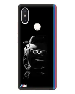Чохол для Xiaomi Mi 8 SE з картинкою «Силует BMW в темряві»