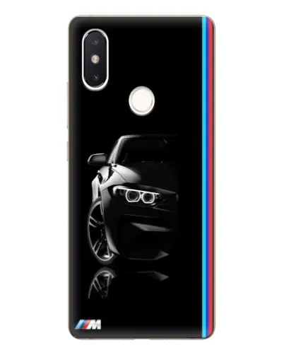 Чехол для Xiaomi Mi 8 SE с картинкой «Силуэт BMW в темноте»