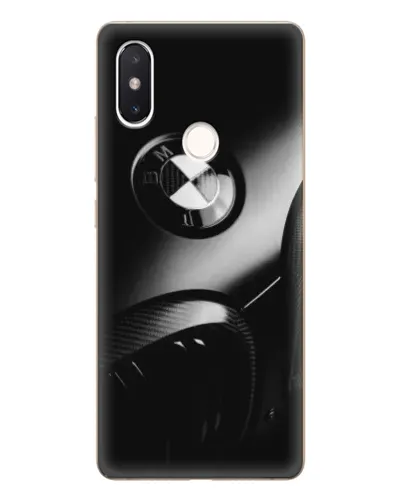 Чехол для Xiaomi Mi 8 SE с картинкой «Эмблема BMW — макро»