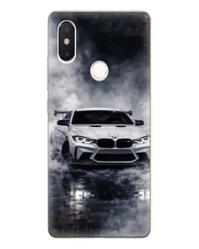 Чехол для Xiaomi Mi 8 SE с картинкой «BMW сквозь туман»