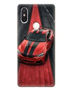Чохол для Xiaomi Mi 8 SE з картинкою «BMW на червоній доріжці»