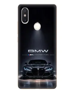Чохол для Xiaomi Mi 8 SE з картинкою «BMW крізь нічне місто»