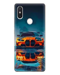 Чохол для Xiaomi Mi 8 SE з картинкою «BMW — золота емблема»