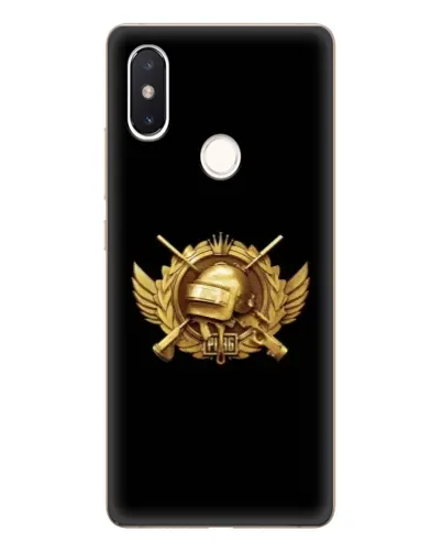 Чехол для Xiaomi Mi 8 SE с картинкой «PUBG — оранжевый градиент»