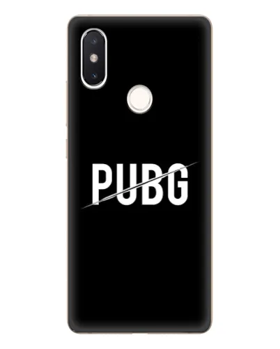 Чехол для Xiaomi Mi 8 SE с картинкой «PUBG — белый логотип»