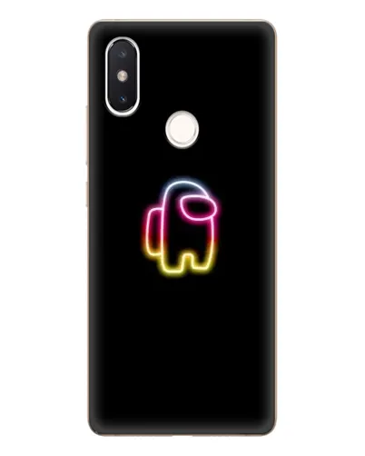 Чехол для Xiaomi Mi 8 SE с картинкой «Among Us градиент»
