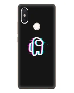 Чехол для Xiaomi Mi 8 SE с картинкой «Among Us неон»