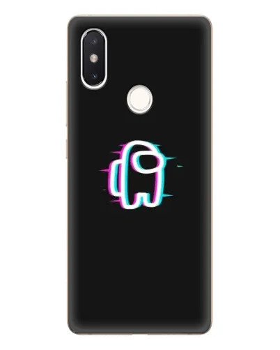 Чехол для Xiaomi Mi 8 SE с картинкой «Among Us неон»