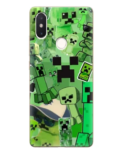 Чехол для Xiaomi Mi 8 SE с картинкой «Криперы Minecraft» Чехол для Xiaomi Mi 8 SE с картинкой «Криперы Minecraft»