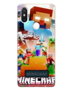 Чохол для Xiaomi Mi 8 SE з картинкою «Minecraft герої гри» Чохол для Xiaomi Mi 8 SE з картинкою «Minecraft герої гри»