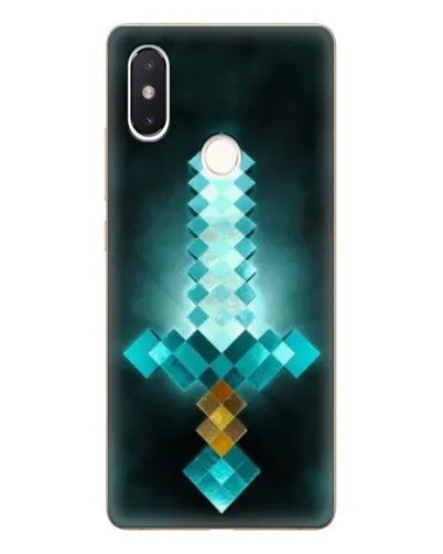 Чехол для Xiaomi Mi 8 SE с картинкой «Алмазный меч неон» Чехол для Xiaomi Mi 8 SE с картинкой «Алмазный меч неон»