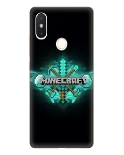 Чохол для Xiaomi Mi 8 SE з картинкою «Minecraft Diamond лого»