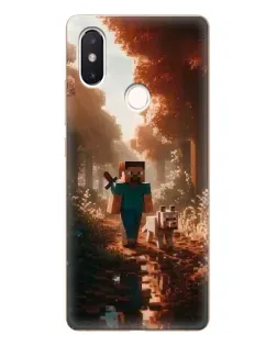 Чохол для Xiaomi Mi 8 SE з картинкою «Стів у лісі»