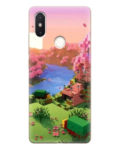 Чехол для Xiaomi Mi 8 SE с картинкой «Розовое дерево Minecraft» Чехол для Xiaomi Mi 8 SE с картинкой «Розовое дерево Minecraft»