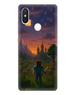 Чохол для Xiaomi Mi 8 SE з картинкою «Стів біля вежі»