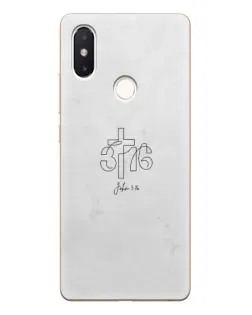 Чохол для Xiaomi Mi 8 SE з картинкою «Івана 3:16 Хрест» Чохол для Xiaomi Mi 8 SE з картинкою «Івана 3:16 Хрест»