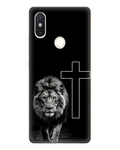 Чехол для Xiaomi Mi 8 SE с картинкой «Лев и Крест»