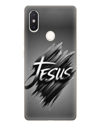 Чехол для Xiaomi Mi 8 SE с картинкой «Надпись Jesus Graffiti»