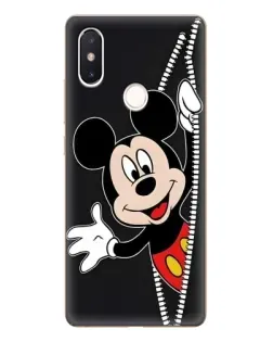 Чехол для Xiaomi Mi 8 SE с картинкой «Микки раздвигает стены»