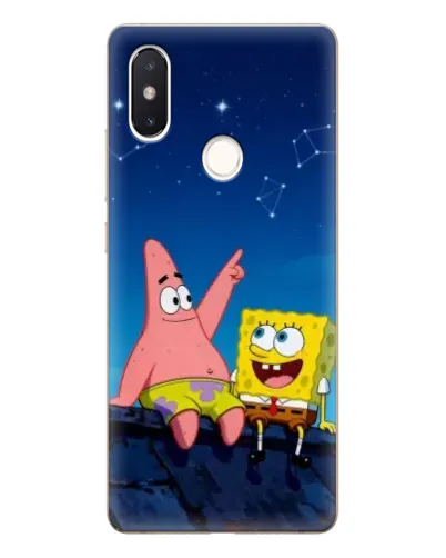 Чехол для Xiaomi Mi 8 SE с картинкой «Губка Боб и Патрик ночью» Чехол для Xiaomi Mi 8 SE с картинкой «Губка Боб и Патрик ночью»