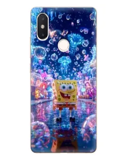 Чехол для Xiaomi Mi 8 SE с картинкой «Неоновый океан»