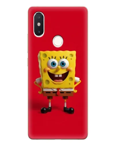 Чехол для Xiaomi Mi 8 SE с картинкой «Спанч Боб на красном» Чехол для Xiaomi Mi 8 SE с картинкой «Спанч Боб на красном»