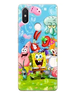 Чехол для Xiaomi Mi 8 SE с картинкой «Губка Боб и друзья» Чехол для Xiaomi Mi 8 SE с картинкой «Губка Боб и друзья»