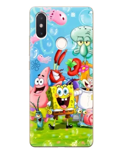 Чехол для Xiaomi Mi 8 SE с картинкой «Губка Боб и друзья» Чехол для Xiaomi Mi 8 SE с картинкой «Губка Боб и друзья»