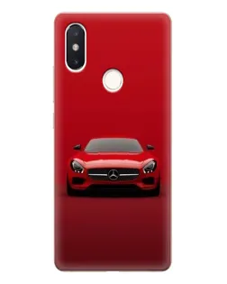 Чехол для Xiaomi Mi 8 SE с картинкой «Красный Mercedes AMG»