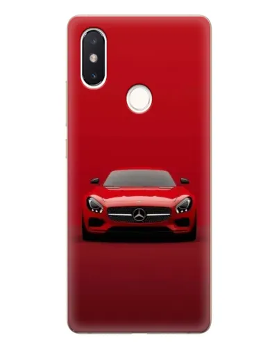 Чехол для Xiaomi Mi 8 SE с картинкой «Красный Mercedes AMG»