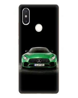 Чехол для Xiaomi Mi 8 SE с картинкой «Mercedes — неоновый лого»