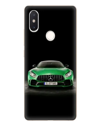 Чехол для Xiaomi Mi 8 SE с картинкой «Mercedes — неоновый лого»