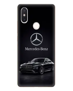 Чехол для Xiaomi Mi 8 SE с картинкой «Mercedes — решетка радиатора»