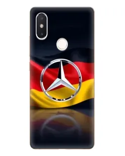 Чехол для Xiaomi Mi 8 SE с картинкой «Mercedes — флаг Германии»
