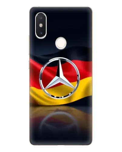 Чехол для Xiaomi Mi 8 SE с картинкой «Mercedes — флаг Германии»