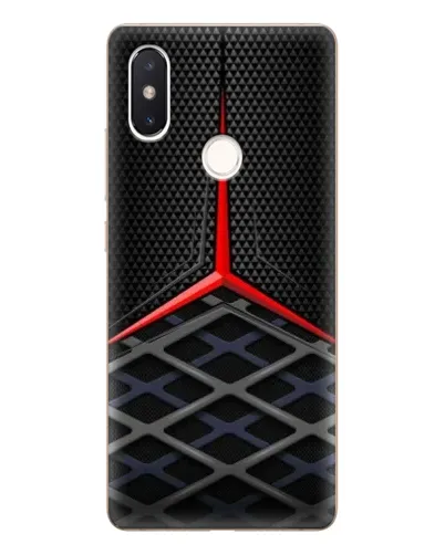 Чехол для Xiaomi Mi 8 SE с картинкой «Mercedes Carbon Grid»